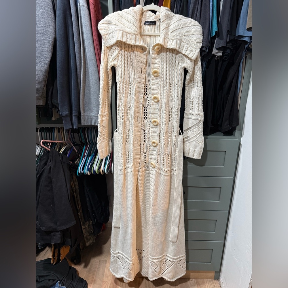 Moda International Cream Knit Cardigan